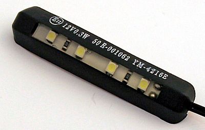 Shin Yo 256-045, LED Kennzeichenleuchte - Schwarz Shin Yo 256-045, LED Kennzeichenleuchte - Schwarz von Shin Yo