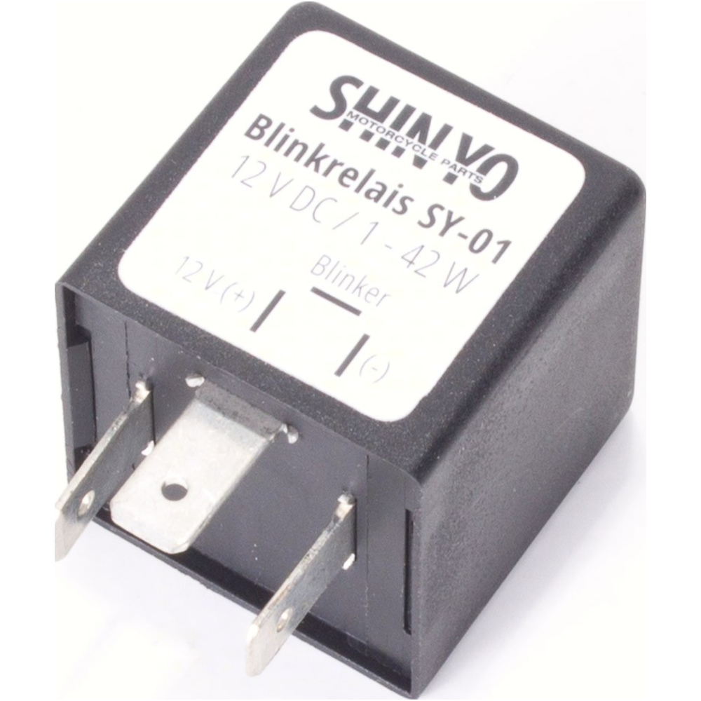 Shin yo 208035 blinkerrelais, blinkgeber shin yo universal-blinkrelais sy-02, 12 volt, für blinker von 1-100 watt , 3-polig. Shin yo 208035 blinkerrelais, blinkgeber shin yo universal-blinkrelais sy-02, 12 volt, für blinker von 1-100 watt , 3-polig. von Shin Yo