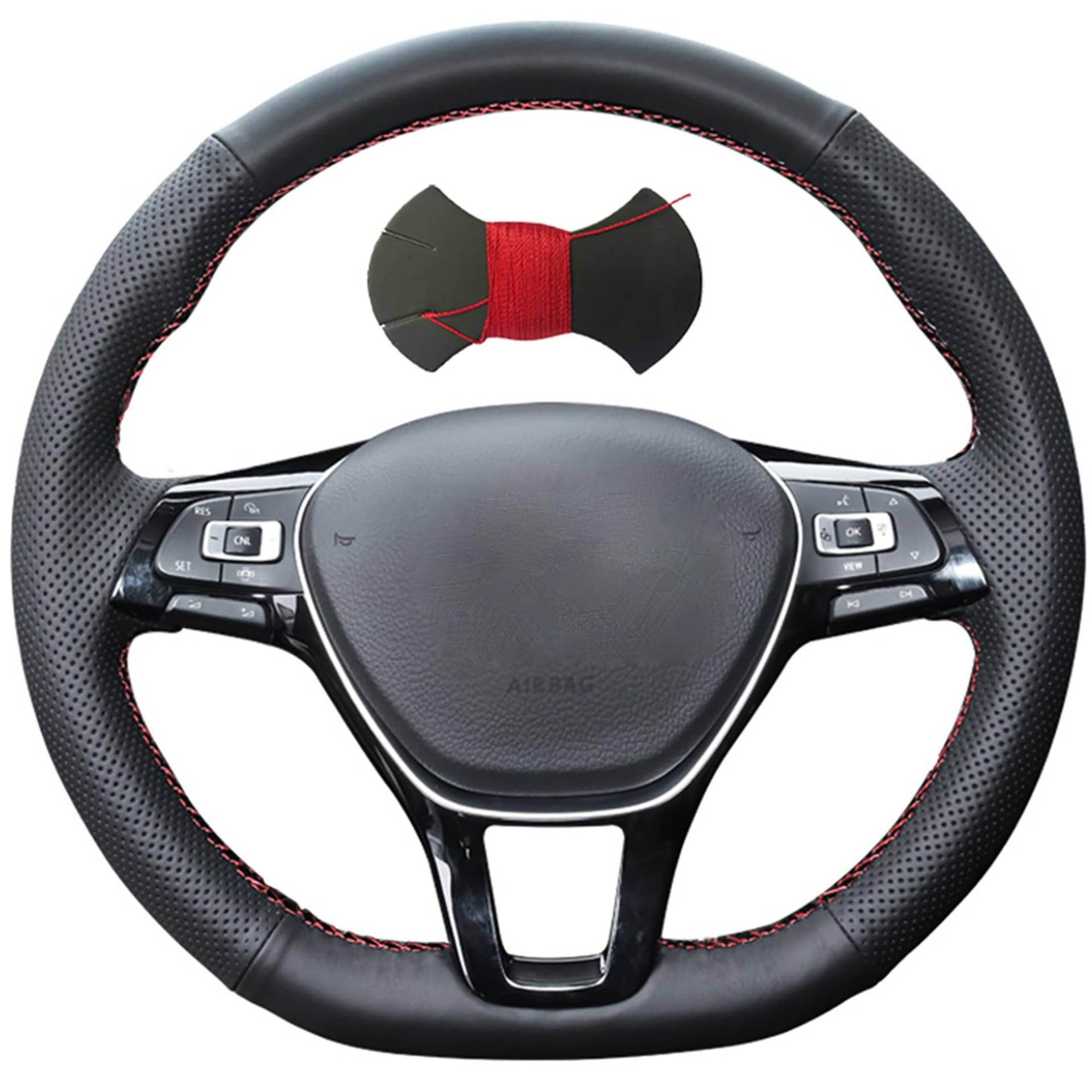 Shining weizen handgenäht schwarz Leder lenkrad Abdeckung für Golf 7 mk7 Neue Polo Jetta Passat b8 tiguan 2017 Sharan 2016 2017 touran 2016 2017 up 2017 Shining weizen handgenäht schwarz Leder lenkrad Abdeckung für Golf 7 mk7 Neue Polo Jetta Passat b8 tiguan 2017 Sharan 2016 2017 touran 2016 2017 up 2017 von Shining wheat