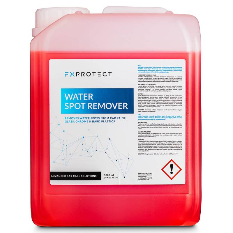 FX Protect Water Spot Remover Wasserfleckenentferner 5L | die perfekte Vorbereitung vor der Lackaufbereitung | Lackreiniger, Vorreiniger, Lackaufbereitung von Shiny Freaks