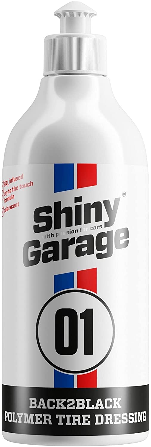 Shiny Garage Reifenpflege Auto “Back2Black” 1 L - Reifenglanz - Motorrad und Auto Zubehör für Reifen Glanz - Wirksam Autoreifen Cleaning von Shiny Garage with passion for cars