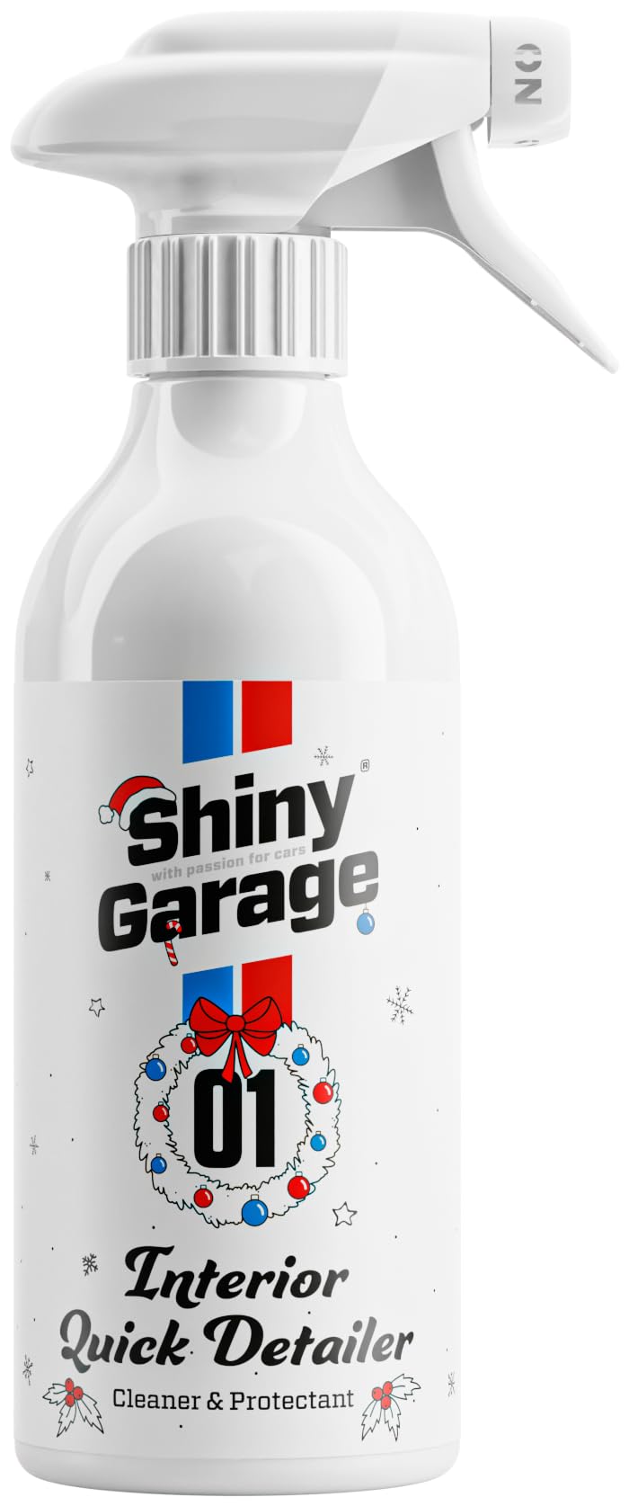 Shiny Garage Innenraumreiniger Auto Christmas Interior Quick Detailer 500 ml - Polsterreiniger - Lederreiniger - Kunststoffreiniger Auto in Sprühflasche - Innenraum für die Autopflege von Shiny Garage