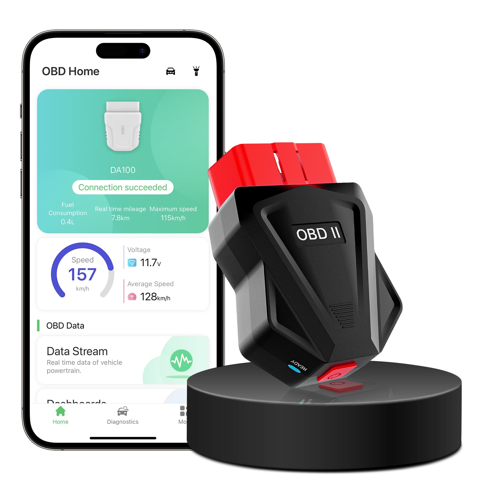 Shiptree OBD2 Diagnosegerät Bluetooth Adapter, App Verbindung für iOS & Android, BLE Low Energy Technologie, Motorfehlerdiagnose Fehlercode-Abfrage, Alle Systeme Diagnose für OBD2-Fähige Autos Shiptree OBD2 Diagnosegerät Bluetooth Adapter, App Verbindung für iOS & Android, BLE Low Energy Technologie, Motorfehlerdiagnose Fehlercode-Abfrage, Alle Systeme Diagnose für OBD2-Fähige Autos von Shiptree