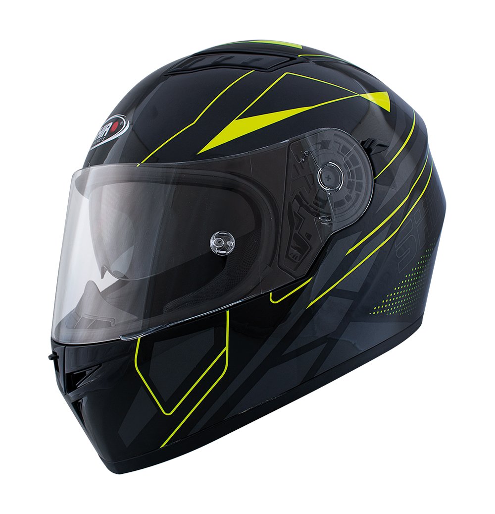 Shiro Helm, Elite gelb fluo, Größe XL von Shiro