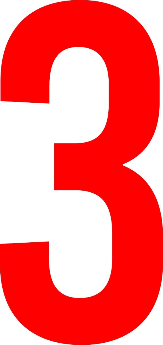 ShirtInStyle Zahlen selbsklebende Aufkleber, von 2-50cm Höhe, Mülltone, Haustür, Basteln, Boote, Nummern, Kennzeichen, Türen, Hausnummer, Bootsnummer, Zahl 3-50cm, Farbe rot ShirtInStyle Zahlen selbsklebende Aufkleber, von 2-50cm Höhe, Mülltone, Haustür, Basteln, Boote, Nummern, Kennzeichen, Türen, Hausnummer, Bootsnummer, Zahl 3-50cm, Farbe rot von ShirtInStyle