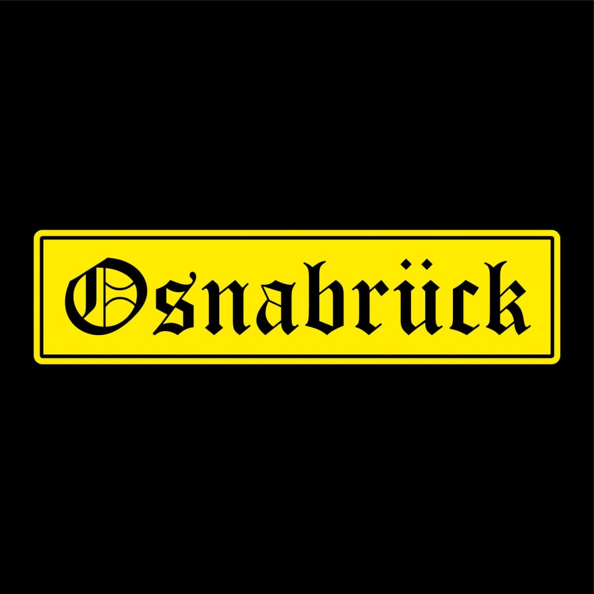 Shirtblaster Osnabrück Städte Auto Aufkleber Sticker 5cm x 20cm von Shirtblaster