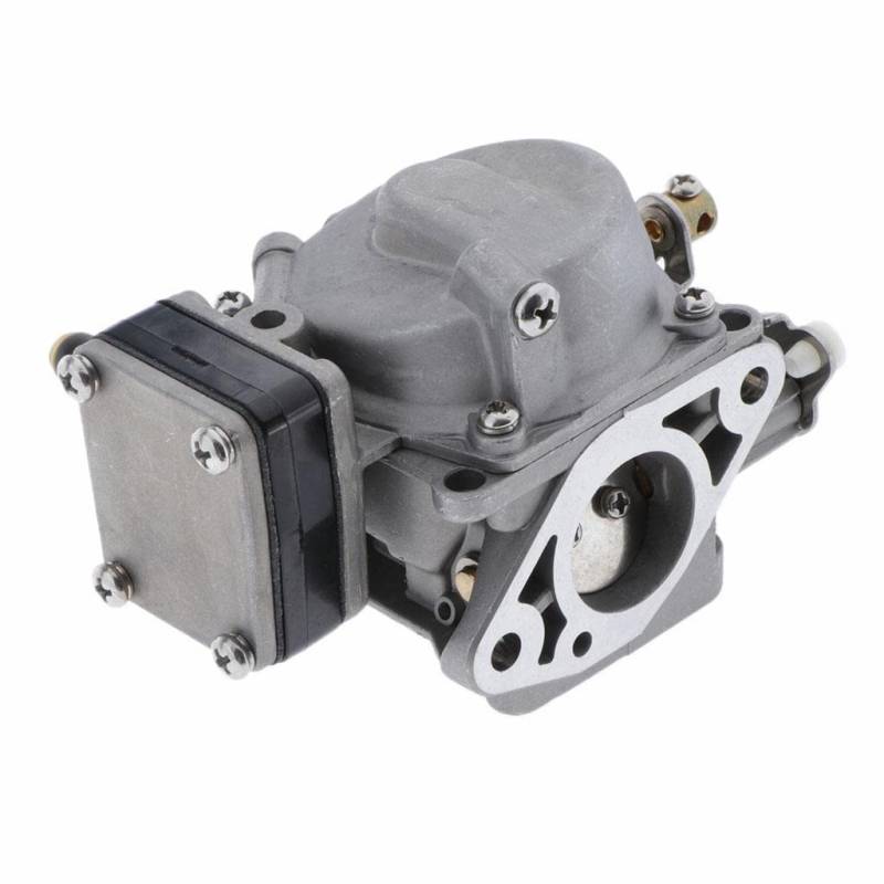 Shiwaki Boot Vergaser Carburetor, passend für Yamaha 2-Takt 8 PS Außenborder, Rostfrei, Langlebig von Shiwaki