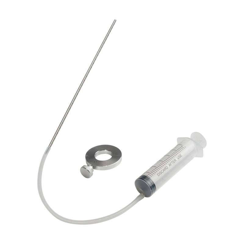 Shkalacar 60ml Motorrad Gabel Ölstandsanzeige, Motorrad Gabelölstandsmesser mit verstellbarem Ring, 0-300 mm Messbereich, Gabelaufhängungs Gabelölstandsanzeige für Motorräder von Shkalacar