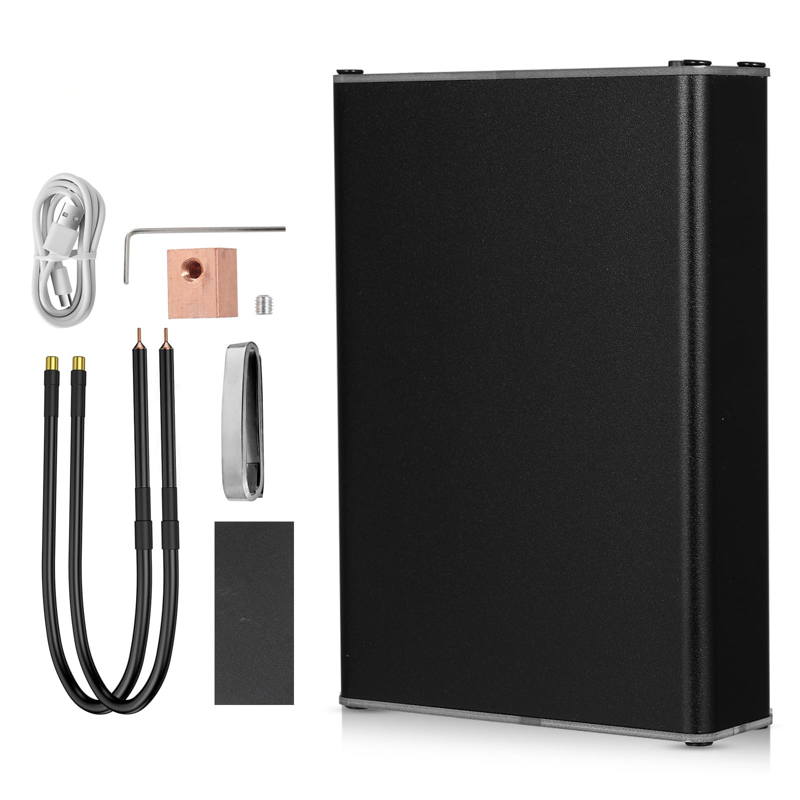 Shkalacar Akku Punktschweißgerät, 10 Gängen Mini Punktschweißgerät mit Powerbank Funktion, Schweißgerät für <0,25 mm vernickeltes Stahlblech, <0,2 mm reines Nickelblech, <0,3 mm Eisenblech Shkalacar Akku Punktschweißgerät, 10 Gängen Mini Punktschweißgerät mit Powerbank Funktion, Schweißgerät für <0,25 mm vernickeltes Stahlblech, <0,2 mm reines Nickelblech, <0,3 mm Eisenblech von Shkalacar