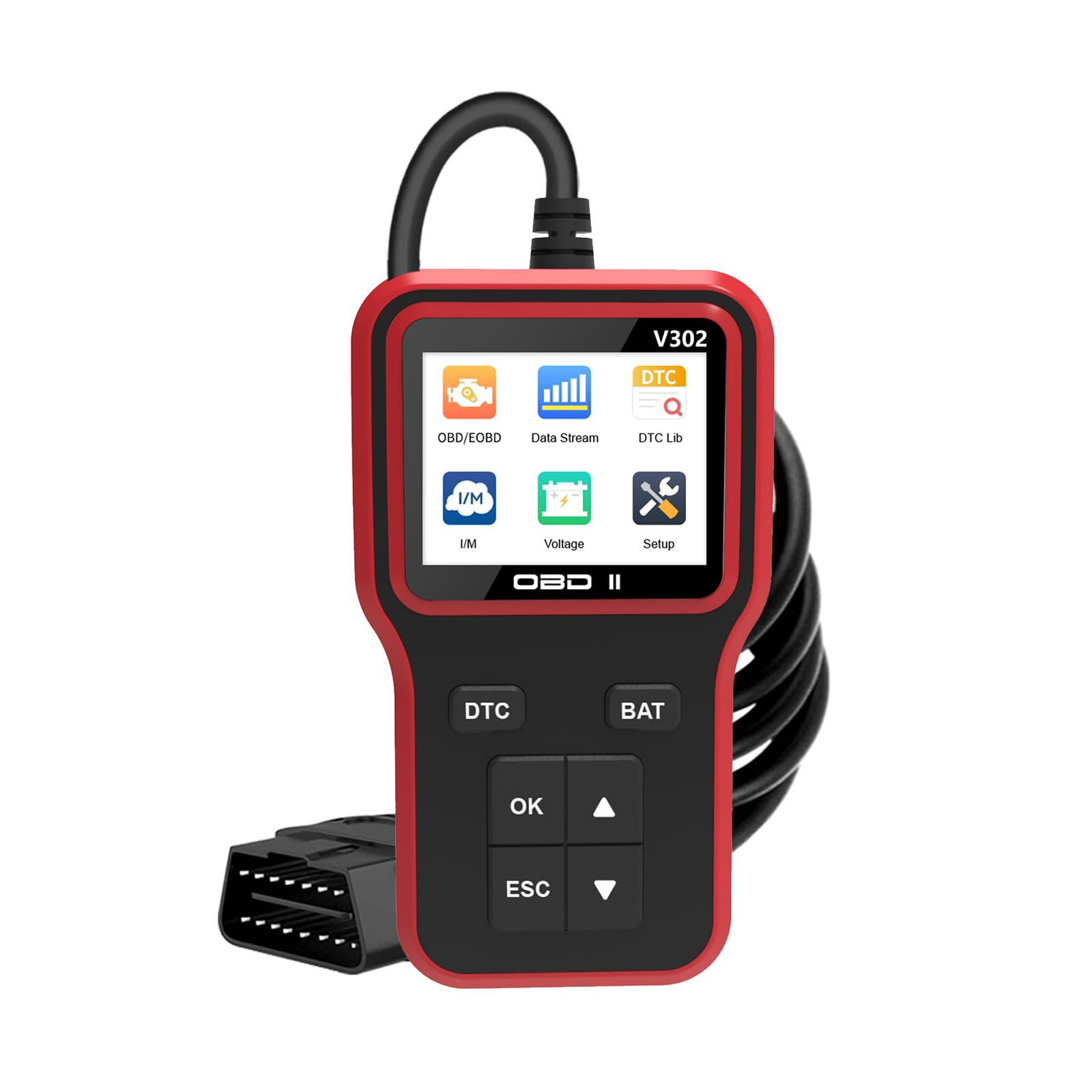 Shkalacar Auto-OBDII-Scanner – Motorfehler erkennen, Echtzeitdaten überwachen, Batteriespannung für alle OBDII-Fahrzeuge überprüfen – Motorcodeleser überprüfen Shkalacar Auto-OBDII-Scanner – Motorfehler erkennen, Echtzeitdaten überwachen, Batteriespannung für alle OBDII-Fahrzeuge überprüfen – Motorcodeleser überprüfen von Shkalacar