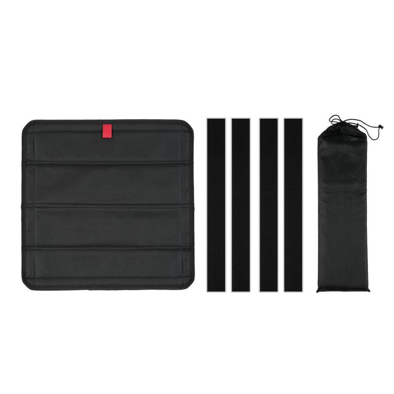 Shkalacar Magnetischer Wohnmobil Fensterschutz, Faltbar Dachfenster Sonnenschutz, UV Schutz, Fensterabdeckung für Anhänger (40,6 x 40,6 cm, Schwarz) von Shkalacar