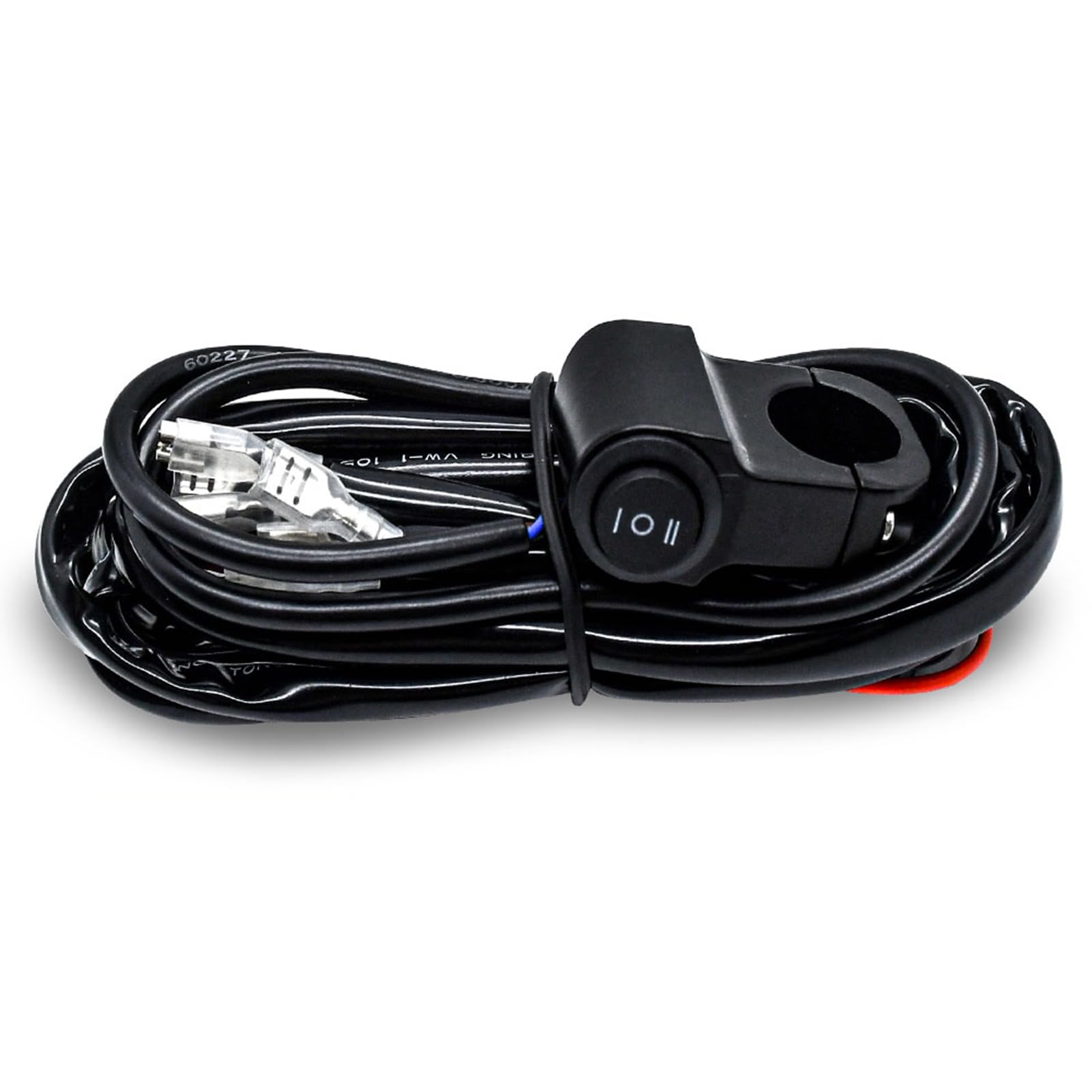 Shkalacar Motorrad kabelbaum, 180W LED Light Bar Wiring Harness Kit mit 16 AWG ausgestattet, Kabelbaum Kabelsatz Relais Adapter für Motorcycle Switching Different Modes Shkalacar Motorrad kabelbaum, 180W LED Light Bar Wiring Harness Kit mit 16 AWG ausgestattet, Kabelbaum Kabelsatz Relais Adapter für Motorcycle Switching Different Modes von Shkalacar