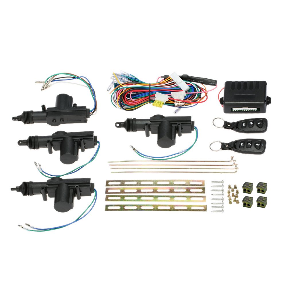 Shkalacar Universal Car Türschloss,Keyless Entry System,Fern-Zentralsteuerung,Verschluss-Kit mit Stamm-Freigabe-Knopf von Shkalacar