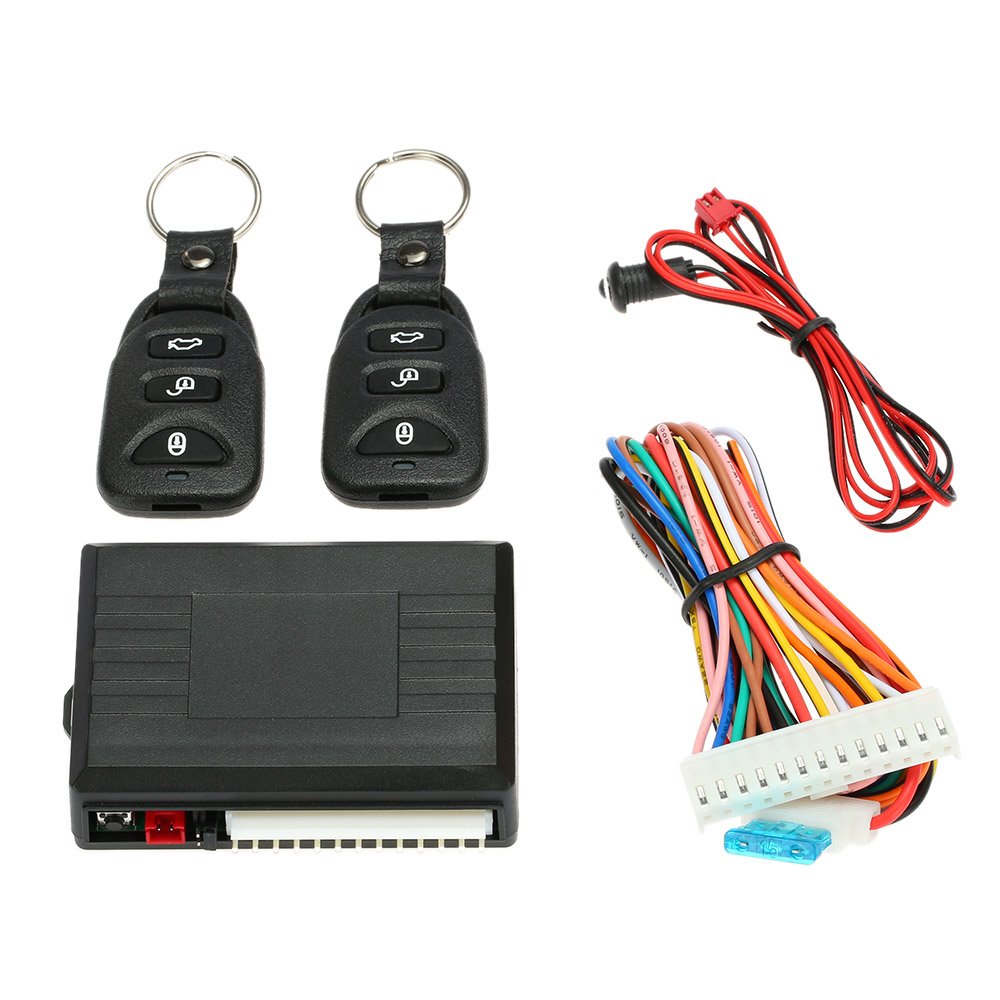 Shkalacar Universal Remote Central Control Box Kit,Car Türschloss,Keyless Entry-System mit Stamm-Freigabe-Taste von Shkalacar
