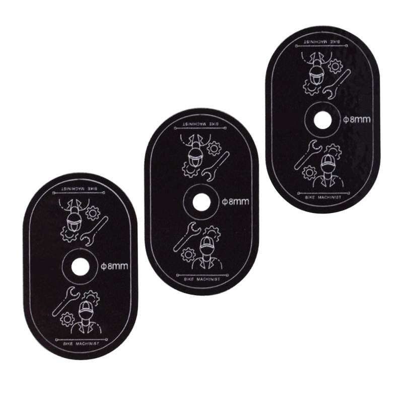 3PCS Fahrradventile Pad Aufkleber Fahrradreifenventile Aufkleberventile Aufkleber Dekalerschutzbezüge Mountainbike Accessoire von Shntig