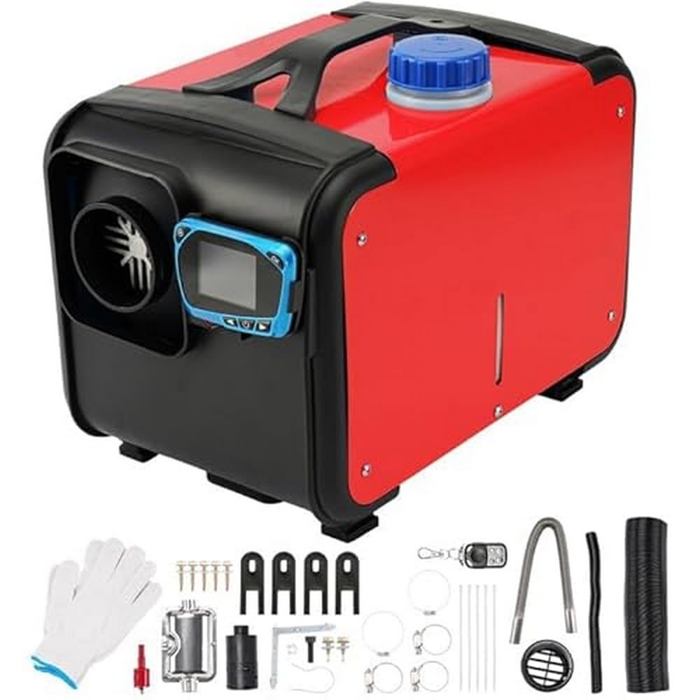 ShockFlo Standheizung Diesel, 12V 5KW Dieselheizung Diesel-Luftheizung All-in-One mit Fernbedienung & LCD-Bildschirm, Schnelles Aufheizen, Air Standheizung für Auto LKW Wohnmobil Bus RV, Boote ShockFlo Standheizung Diesel, 12V 5KW Dieselheizung Diesel-Luftheizung All-in-One mit Fernbedienung & LCD-Bildschirm, Schnelles Aufheizen, Air Standheizung für Auto LKW Wohnmobil Bus RV, Boote von ShockFlo