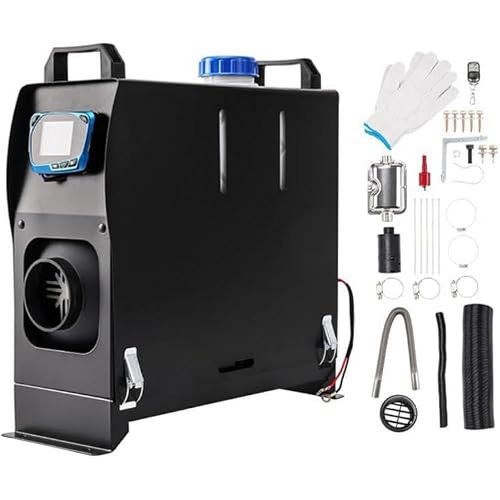 ShockFlo Standheizung Diesel, 12V 5KW Dieselheizung Diesel-Luftheizung All-in-One mit Fernbedienung & LCD-Bildschirm, Schnelles Aufheizen, Air Standheizung für Auto LKW Wohnmobil Bus RV, Boote ShockFlo Standheizung Diesel, 12V 5KW Dieselheizung Diesel-Luftheizung All-in-One mit Fernbedienung & LCD-Bildschirm, Schnelles Aufheizen, Air Standheizung für Auto LKW Wohnmobil Bus RV, Boote von ShockFlo