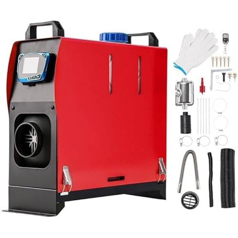 ShockFlo Standheizung Diesel, 24V 5KW Dieselheizung Diesel-Luftheizung All-in-One mit Fernbedienung & LCD-Bildschirm, Schnelles Aufheizen, Air Standheizung für Auto LKW Wohnmobil Bus RV, Boote von ShockFlo