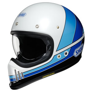 Shoei Ex-Zero Equation TC-11 Integralhelm Weiss Blau von Shoei