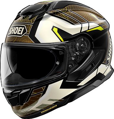 Shoei GT-Air 3 Hike, Integralhelm - Weiß/Schwarz/Braun - M von Shoei