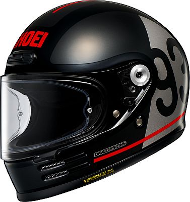 Shoei Glamster-06 MM93 Coll. Classic, Integralhelm - Schwarz/Grau/Rot - XL von Shoei