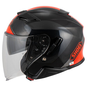 Shoei J-Cruise II Adagio TC-1 Jethelm Schwarz Rot Grau von Shoei