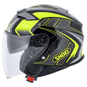 Shoei J-Cruise II Aglero TC-3 Jethelm Schwarz Gelb Grau von Shoei