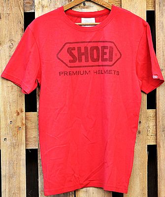Shoei Logo, T-shirt - Rot - L von Shoei