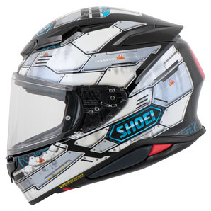 Shoei NXR 2 Fortress TC-6 Integralhelm Weiss Blau Schwarz Silber von Shoei