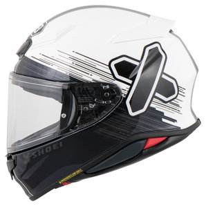 Shoei NXR 2 Ideograph TC-6 Integralhelm Weiss Schwarz Anthrazit Grau von Shoei