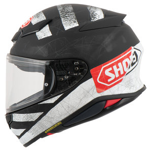 Shoei NXR 2 Scanner TC-5 Integralhelm Matt Schwarz Rot Weiss von Shoei