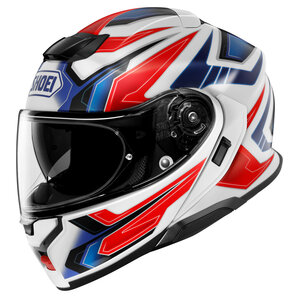 Shoei Neotec 3 Anthem TC-10 Klapphelm Weiss Blau Rot Schwarz Shoei Neotec 3 Anthem TC-10 Klapphelm Weiss Blau Rot Schwarz von Shoei
