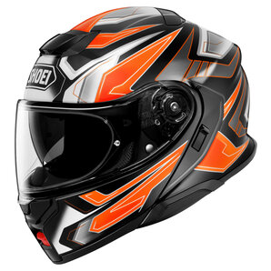 Shoei Neotec 3 Anthem TC-8 Klapphelm Schwarz Orange Weiss Grau Shoei Neotec 3 Anthem TC-8 Klapphelm Schwarz Orange Weiss Grau von Shoei