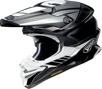 Shoei VFX-WR 06 Jammer, Crosshelm - Schwarz/Grau/Weiß - S von Shoei