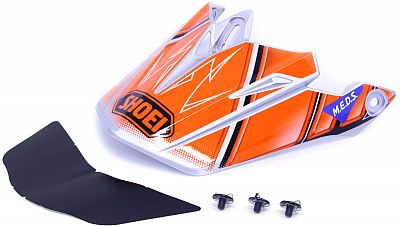 Shoei VFX-WR Glaive, Helmschirm - Orange/Grau von Shoei