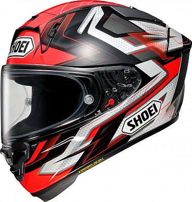 Shoei X-SPR Pro Escalate, Integralhelm - Schwarz/Rot/Grau - XL von Shoei