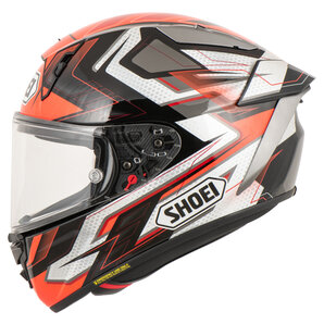 X-SPR Pro Escalate TC-1 Integralhelm Rot Weiss Anthrazit Schwarz Shoei von Shoei