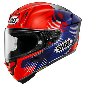 X-SPR Pro Marquez8 TC-1 Integralhelm Rot Blau Schwarz Weiss Shoei von Shoei