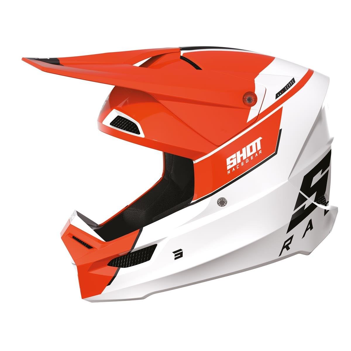 Helm Furious Scope Orange Glossy MD Helm Furious Scope Orange Glossy MD von Shot Race Gear