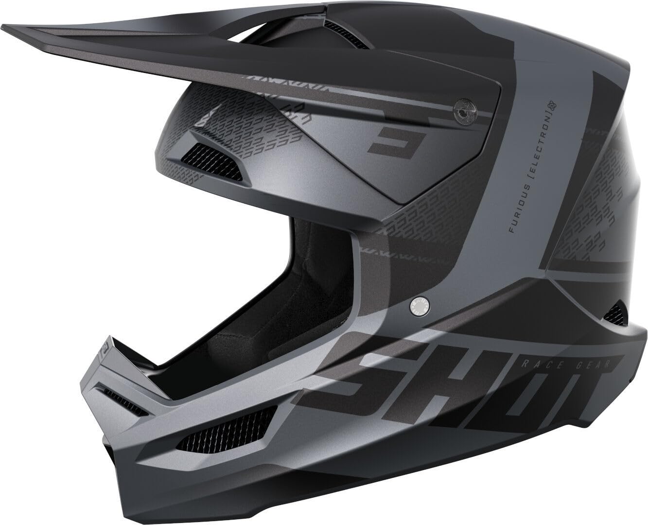 Shot Furious Electron Motocross Helm Shot Furious Electron Motocross Helm von Shot Race Gear