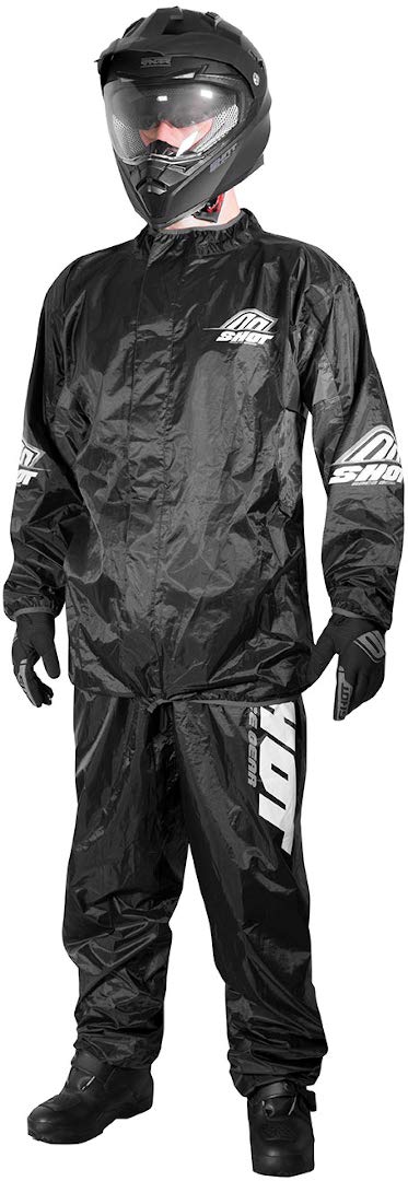 Shot A0K-15P0-N10-09 Rain Suit, Schwarz, Größe M von Shot