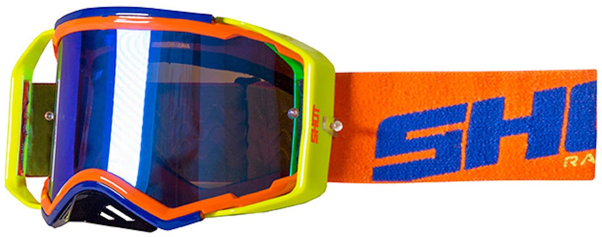 Shot Brille, Neonblau, Orange von Shot