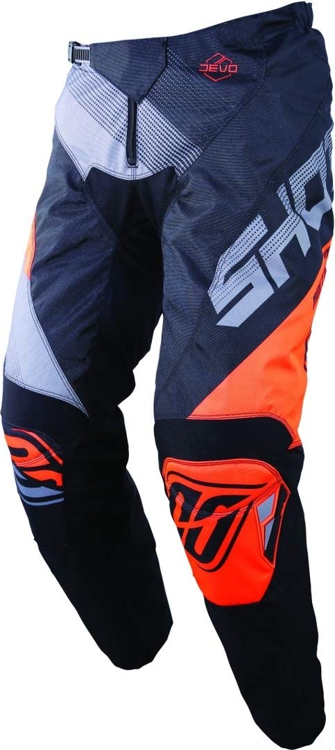 Shot Cross Kid Devo Ultimate, Schwarz/Neon Orange, Gr. von Shot