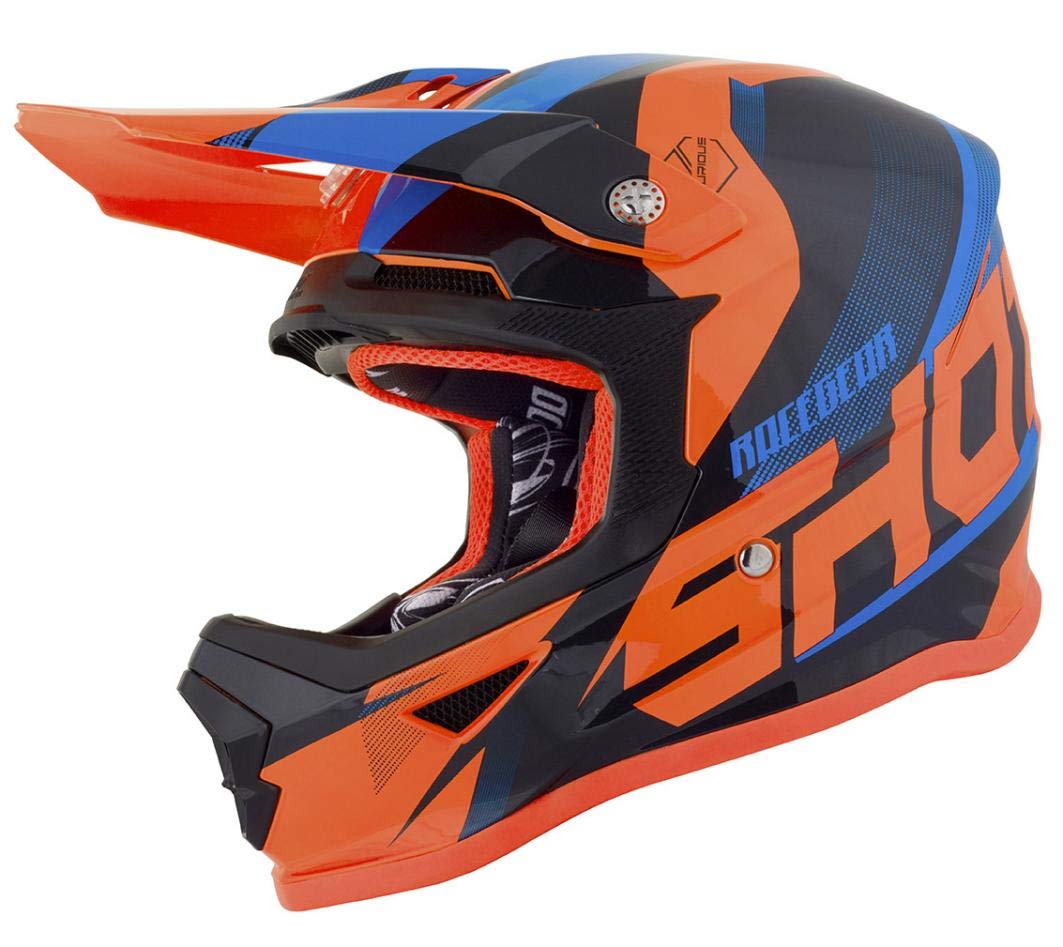 SHOT Crosshelm Furious Ultimate Kid, Blau/Orange von SHOT