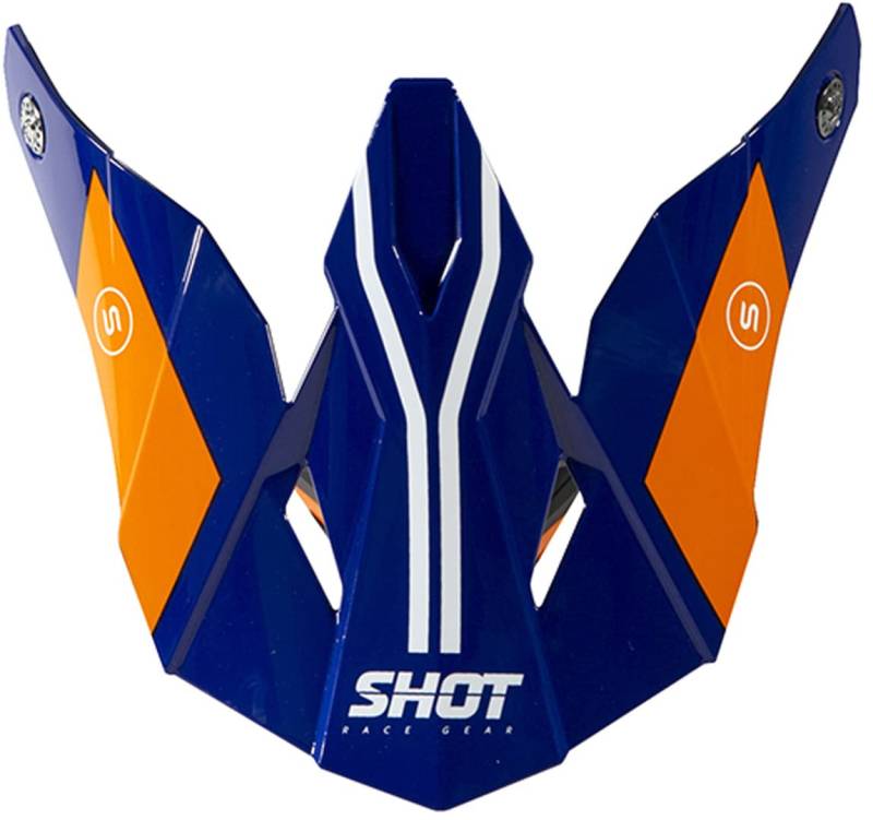 Shot Furious Spirit Helmschirm (Blue/Orange,One Size) von Shot