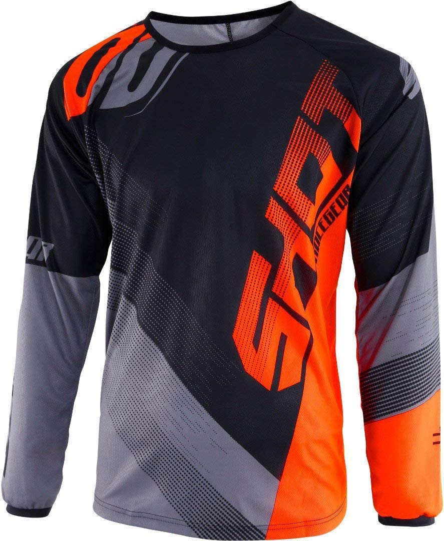 Shot Trikot Devo Ultimate, Schwarz/Neon, Orange, Größe XXL von Shot