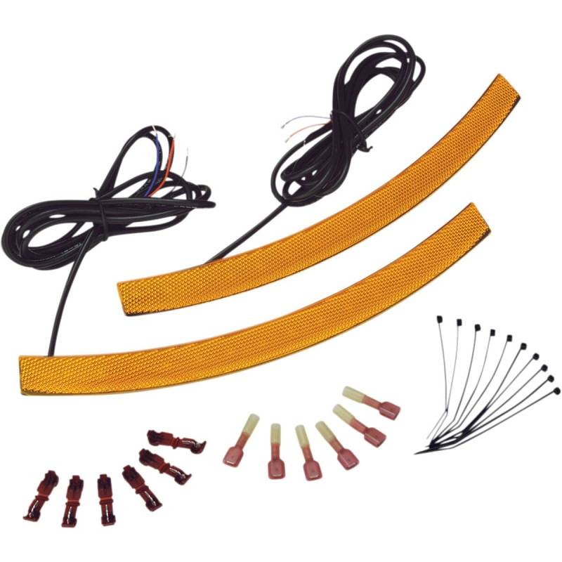 Show Chrome Accessories (41-173B Can-Am Spyder Front Fender Amber LEDs von Show Chrome Accessories