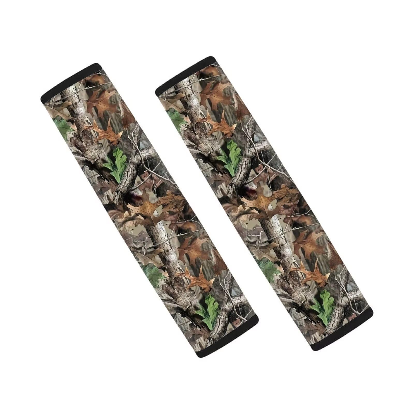 Showudesigns Camo Auto Sicherheitsgurtpolster Auto Sicherheitsgurt Kissen Camouflage Jagd Wald Baum Weicher Schultergurt Gurtabdeckungen Gurtschoner für Autos/Taschen/Kameras Braun von Showudesigns