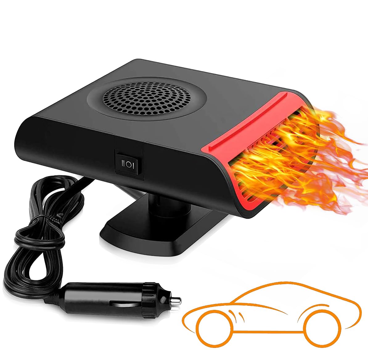 Showvigor Auto Heizung, 2 in 1 Schnelle Heizung/Kühlung Auto Heizung Tragbar Auto Wärmer für Winter Defroster für Auto Windschutzscheibe Geeignet für alle Autos Showvigor Auto Heizung, 2 in 1 Schnelle Heizung/Kühlung Auto Heizung Tragbar Auto Wärmer für Winter Defroster für Auto Windschutzscheibe Geeignet für alle Autos von Showvigor