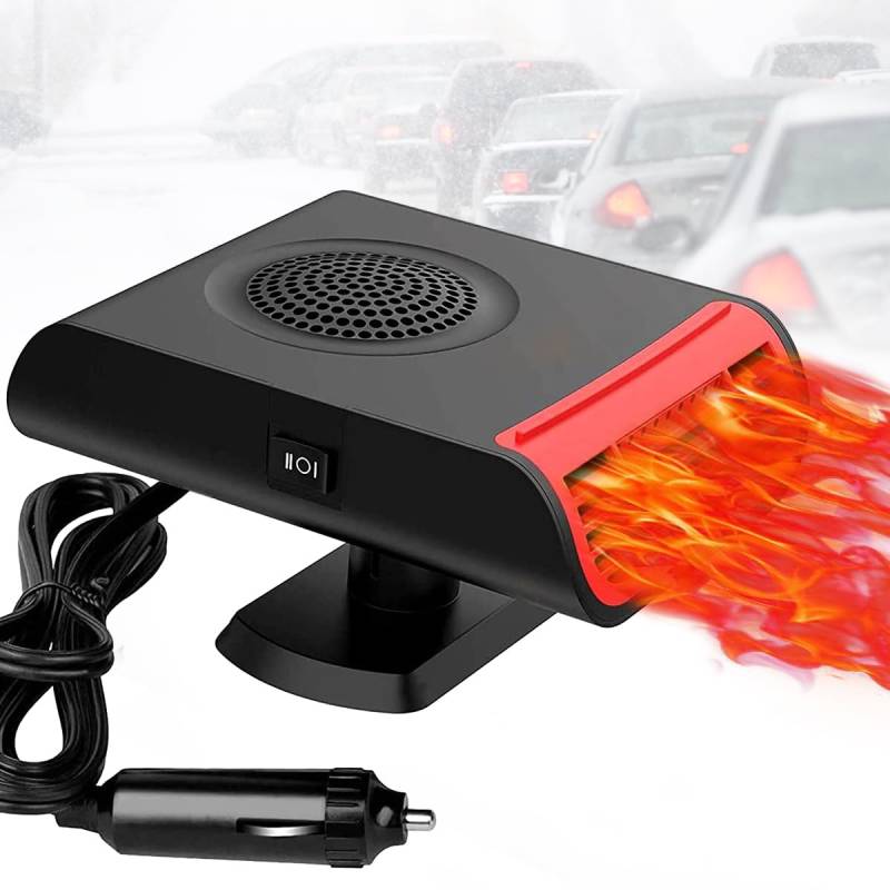 Showvigor Autoheizung 12V Zigarettenanzünder, 150W Anti-Beschlag Auto-Heizung Windschutzscheibe Defroster, Auto Windschutzscheibe Defroster, Zigarettenanzünder Heizung Auto Winter von Showvigor